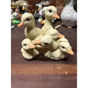 Vintage Homco Ducklings Figurine 1988 Grannycore